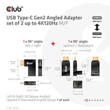 EAN 8719214472146 - CLUB3D CAC-1528 cambiador de género para cable USB C Negro imagen 4