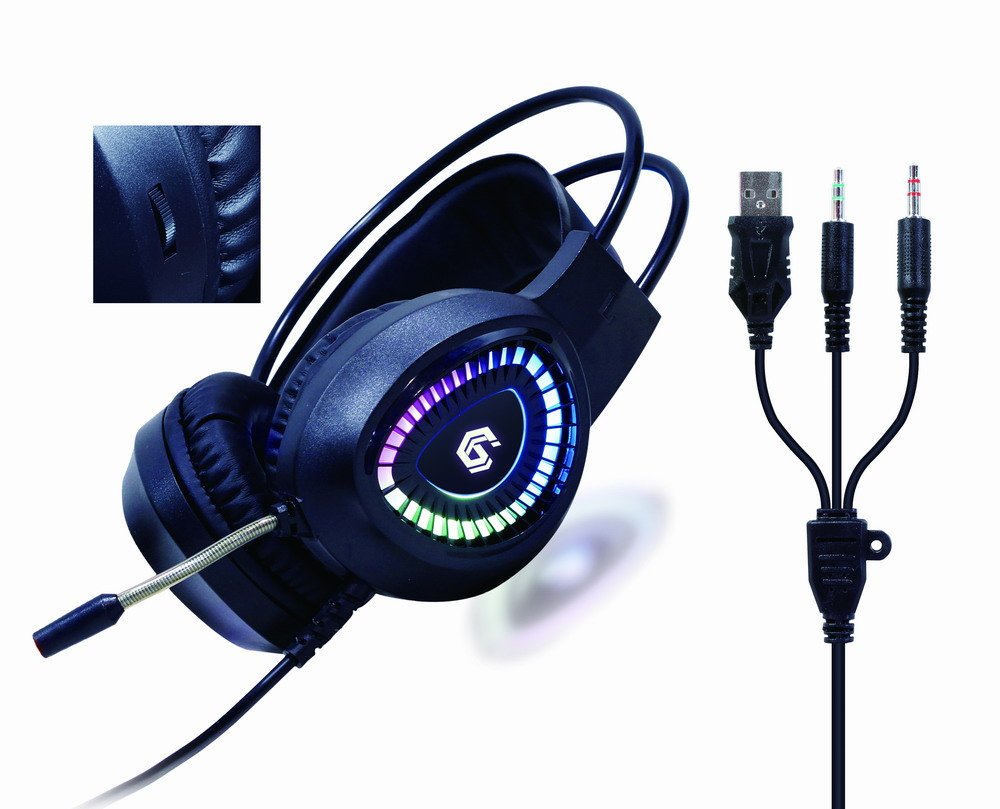 EAN 8716309117708 - Gembird GGS-UMGL4-01 teclado Ratón incluido Juego USB QWERTY Inglés de EE. UU. Negro imagen 4