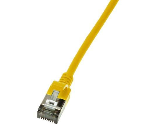 Logilink Slim U/Ftp Cable De Red 5 M Cat6a U/Ftp (Stp) Amarillo