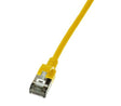 EAN 4052792053753 - LogiLink Slim U/FTP cable de red Amarillo 0,5 m Cat6a U/FTP (STP) imagen 1
