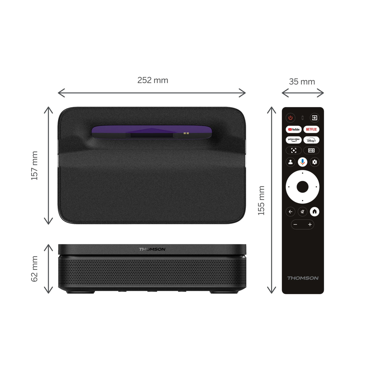 Projector 600 Lumens/Pg55b Thomson