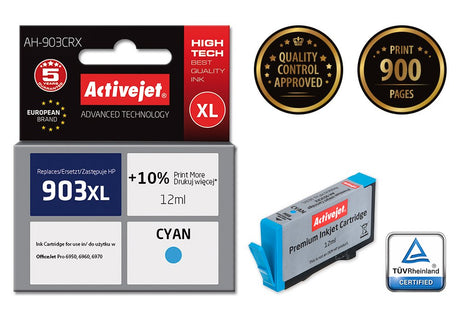 EAN 5901443107521 - Activejet AH-903CRX cartucho de tinta 1 pieza(s) Compatible Alto rendimiento (XL) Cian imagen 1
