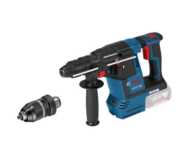 Taladro Percutor Inalámbrico Bosch Gbh 18v-26 F Professional, 18 Voltios 061191000g