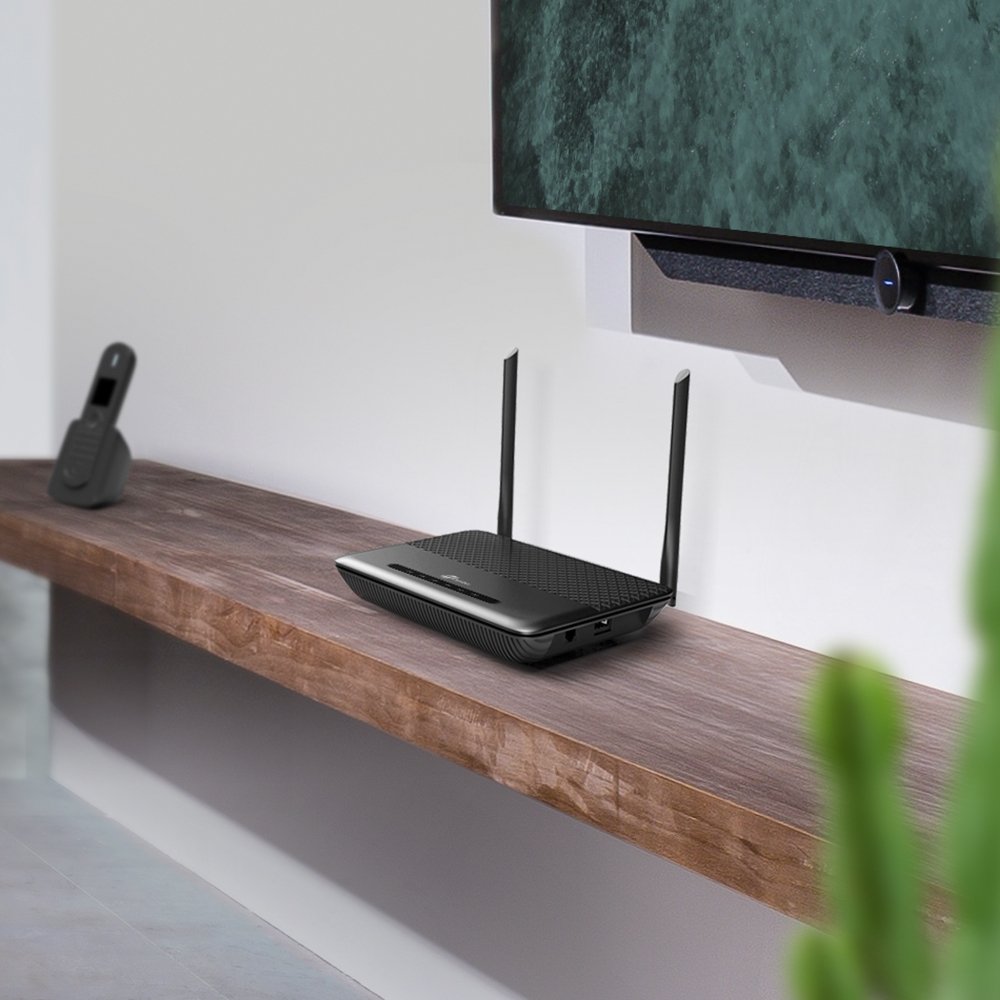 EAN 6935364088996 - TP-Link TD-W9960V router inalámbrico Gigabit Ethernet Banda única (2,4 GHz) Negro imagen 4
