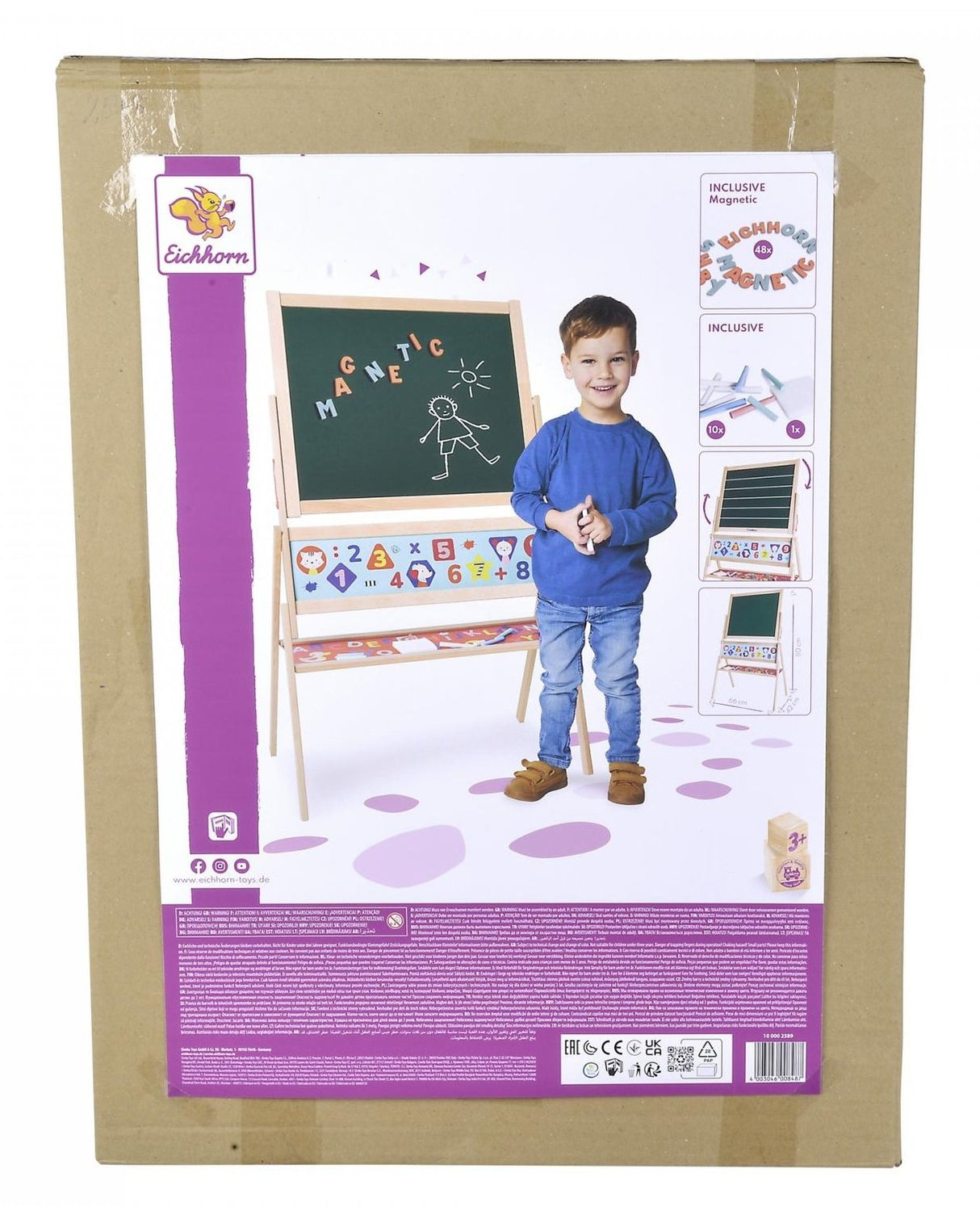 Pizarra Magnética Eichhorn, Tablero De Aprendizaje 100002589