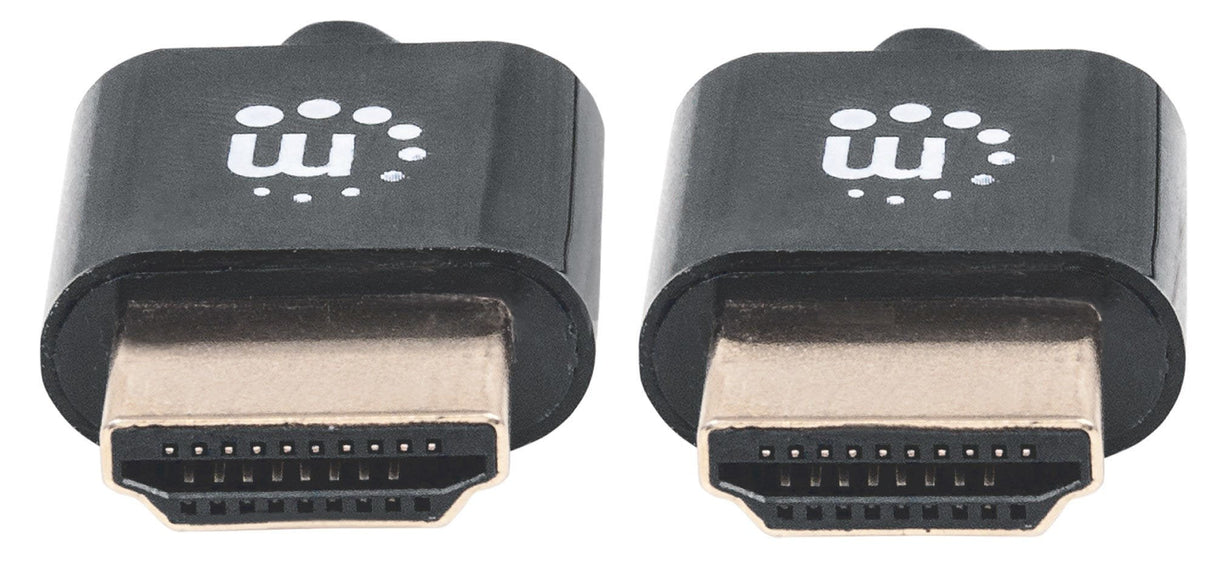 Manhattan Cable Hdmi Macho A Macho, Hec, Arc, 3d, 4k, Blindado, Negro, 1.8 M