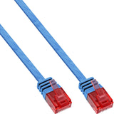 Inline Flat Ultraslim Cable De Red U/Utp Cat.6 Gigabit Ready Blue 1.5m