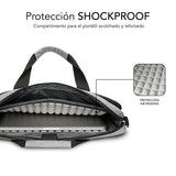 EAN 8436586741617 - SUBBLIM SUB-LB-4APLB01 maletines para portátil 35,6 cm (14") Maletín Toploader Gris imagen 3