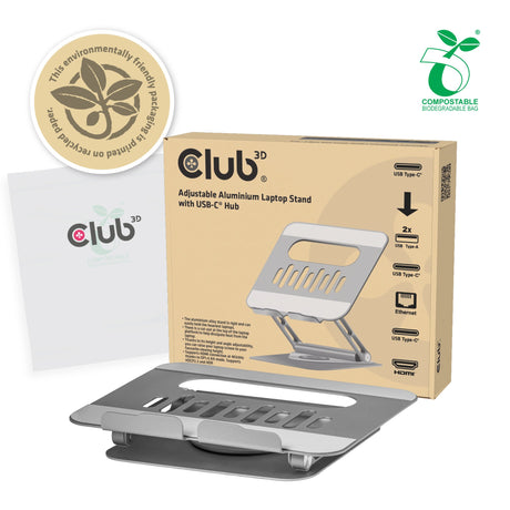 EAN 8719214473754 - CLUB3D CSV-2554 soporte para ordenador portátil Gris imagen 10
