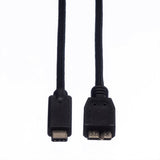 EAN 7611990131723 - ROLINE 11.02.9005 cable USB USB 3.2 Gen 1 (3.1 Gen 1) 0,5 m USB C Micro-USB B Negro imagen 3