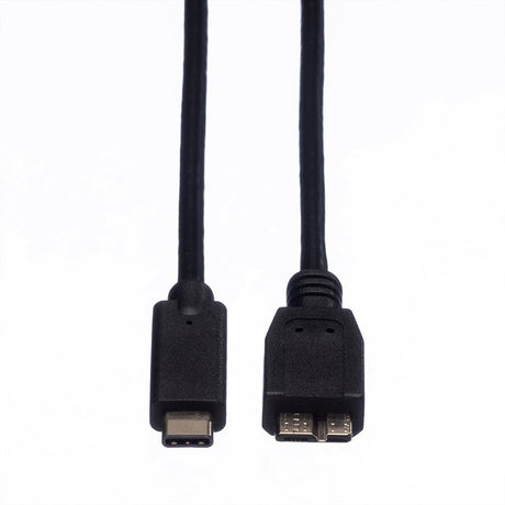 EAN 7611990131723 - ROLINE 11.02.9005 cable USB USB 3.2 Gen 1 (3.1 Gen 1) 0,5 m USB C Micro-USB B Negro imagen 3