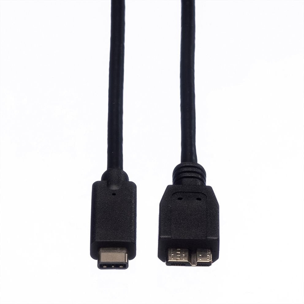 EAN 7611990131730 - ROLINE 11.02.9006 cable USB USB 3.2 Gen 1 (3.1 Gen 1) 1 m USB C Micro-USB B Negro imagen 3