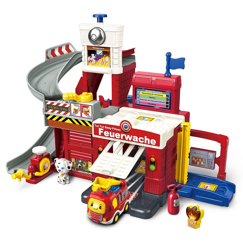 Vtech Hace Velocistas Para Bebés - Estación De Bomberos, Construcción De Juegos 80-543004