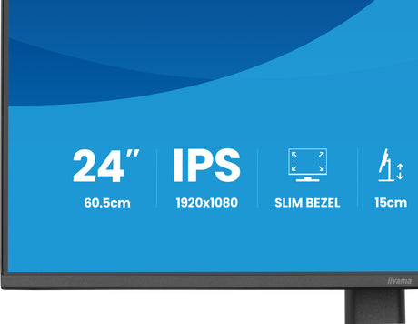 EAN 4948570126620 - iiyama ProLite XB2493HSU-B1 pantalla para PC 60,5 cm (23.8") 1920 x 1080 Pixeles Full HD LED Negro imagen 13