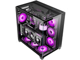 Caja Semitorre Atx Mc-3c Negro Mars Gaming Bahías Int:2x3'5,2x2'5/ 1xusb3.0/2xusb2.0/ Audio In/Out/ Sistema De Gestión De Cableado Interno