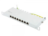 Good Connections Patchpanel 10"Cat. 6 8-P. 0,5 He Lichtgr.