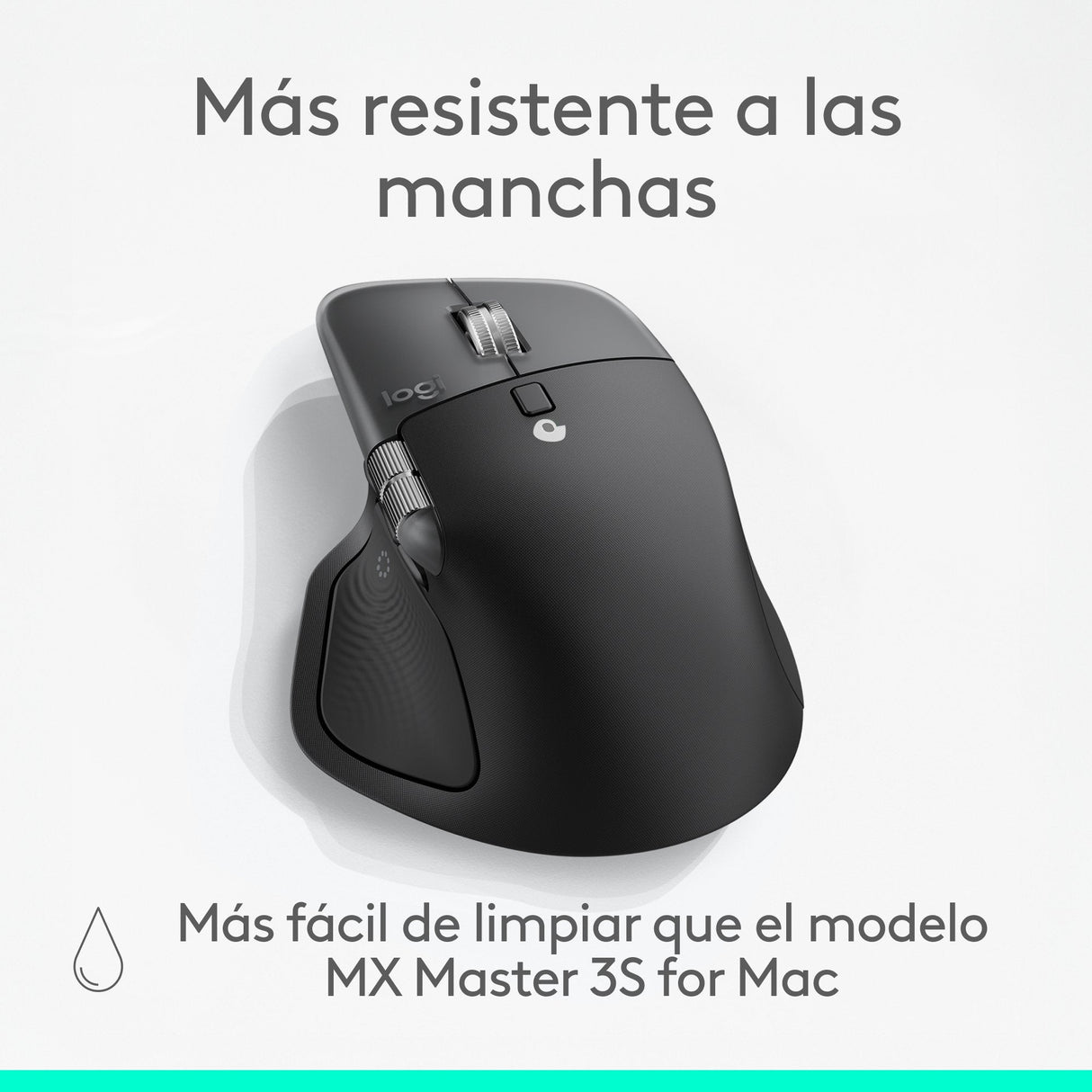 Ratón Logitech 910-007577 / Mx Mamer 4 For Mac Negro