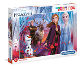 Puzzle Frozen 2 Disney 104 Piezas  Aventura En Arendelle