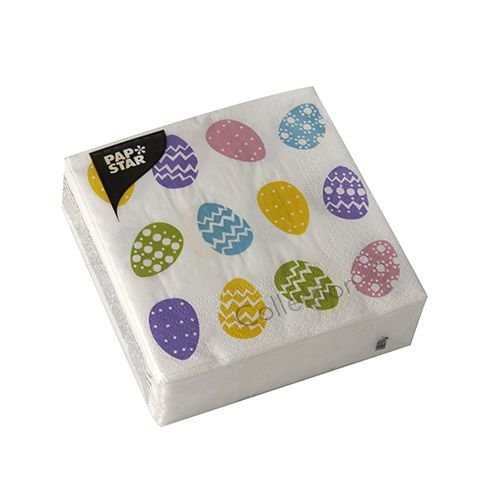 Papstar Servietten Coloured Eggs Ostereier 50 Unidades