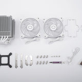 Ventilador Cooler Master Hyper 622 Halo White Procesador Refrigerador De Aire 12 Cm Blanco