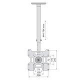Techly Ica-Cplb 906 Soporte De Techo Para Tv 23-37" Led/Lcd 45kg Ajustable