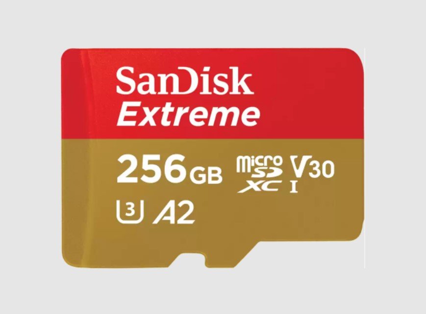 Sandisk Micro Sdxc Extreme 256gb 190/130 Mb/S A2 C10 V30 Uhs-I U3 Sdsqxav-256g-Gn6ma