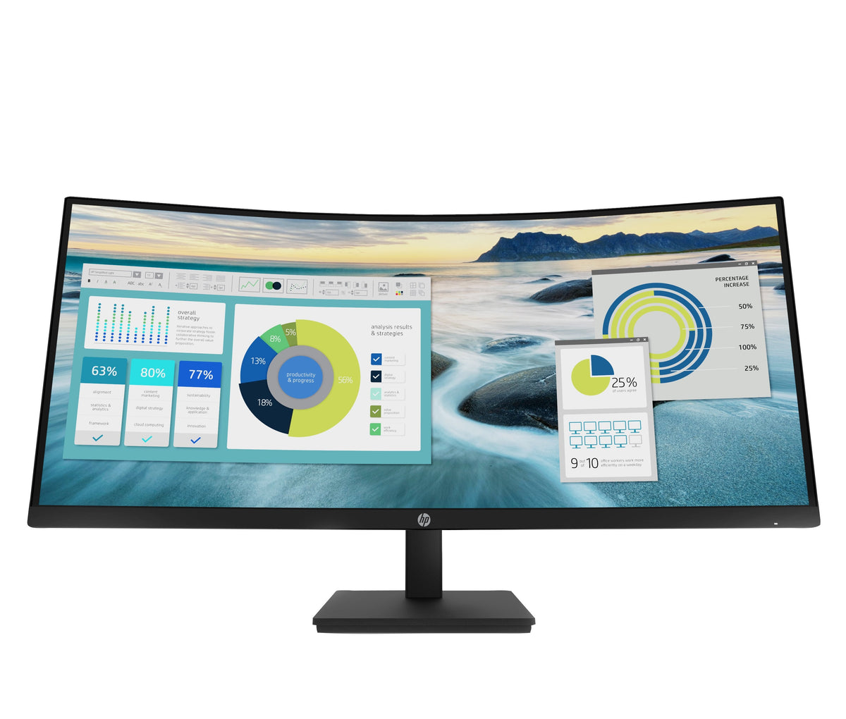 Hp P34hc G4 - P-Series - Led-Monitor - Curvado - 86.36 Cm (34")