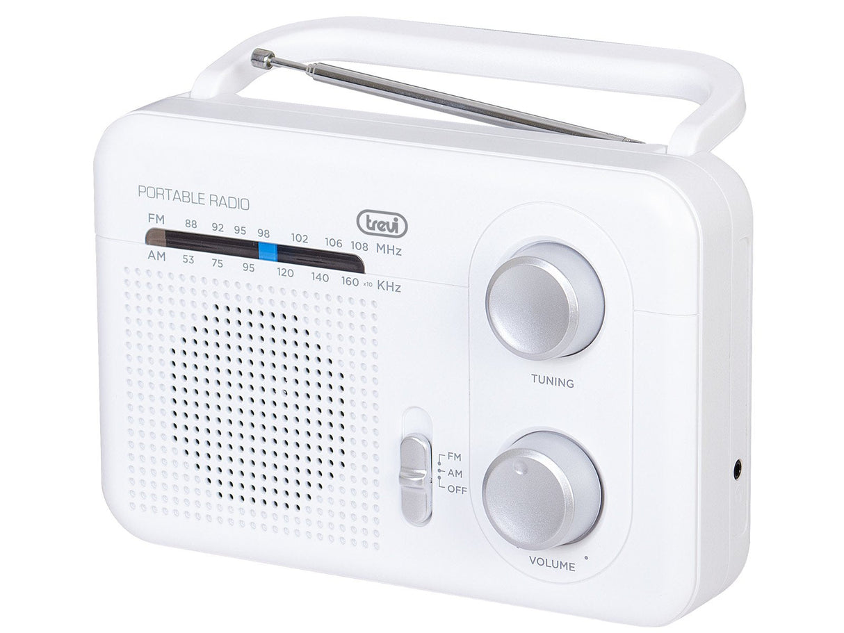 Radio Trevi Ra 7f64 Portable Am/Fm Radio White