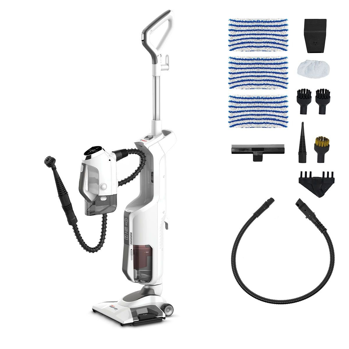 Limpiadora A Vapor Polti Pteu0295 Vaporetto 3 Clean  3 En 1, Blanco