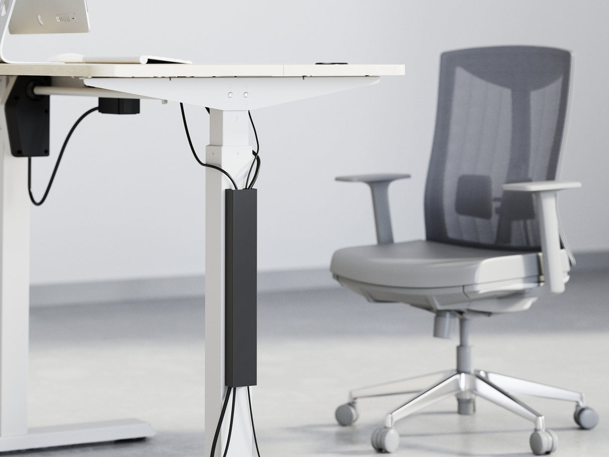 Equip 650865 Organizador De Cables Escritorio Bandeja De Cables Negro