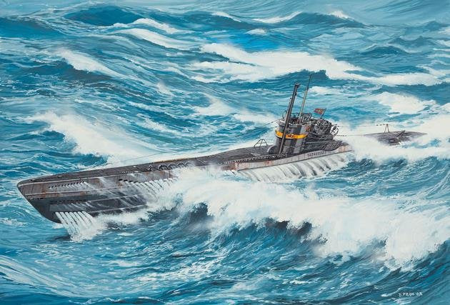 Model Plastikowy German Submarine Tipoe Vii C/41