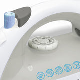 Haeger Ocean Burst 2000 Plancha Vapor-Seco Suela De Acero Inoxidable 2000 W Blanco