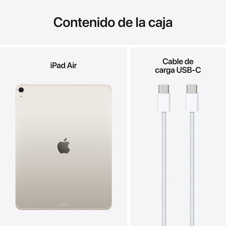 EAN 195949966200 - Apple iPad Air 5G Apple M TD-LTE & FDD-LTE 512 GB 33 cm (13") 8 GB Wi-Fi 6E (802.11ax) iPadOS 18 Beige imagen 10