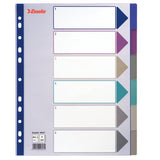 EAN 5024942206479 - Esselte Plastic tab, A4 Separador en blanco con pestaña Cloruro de polivinilo (PVC) imagen 1