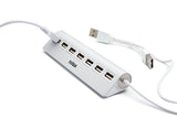EAN 8436556148460 - Nilox NXHU7ALU2 hub de interfaz 480 Mbit/s Gris imagen 4