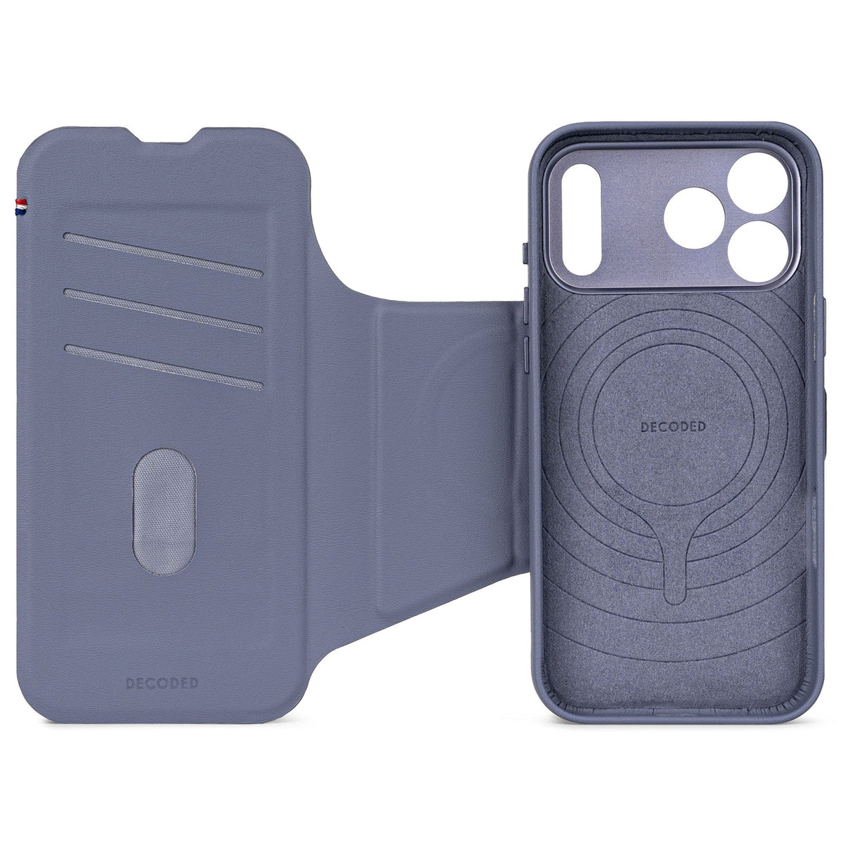 Decoded Silicone Detachable Wallet Ip 17 Pro Forever Blue