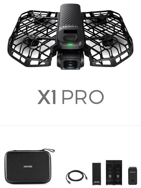 EAN 6977791920029 - HOVERAir X1 Pro Basic Combo 4 rotores Cuadricóptero 12 MP 3840 x 2160 Pixeles 1920 mAh Negro imagen 1