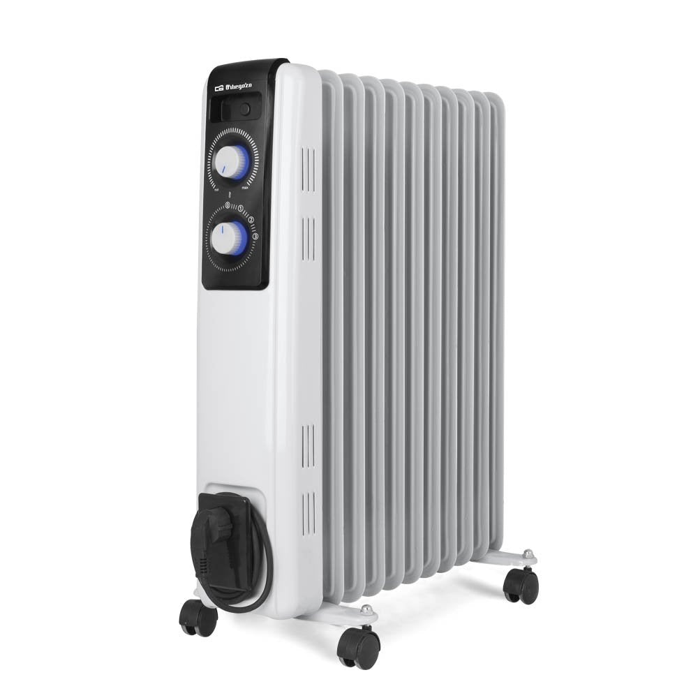 EAN 8436044537028 - Orbegozo RF 2500 Interior Negro, Blanco 2500 W Radiador de aceite eléctrico imagen 1