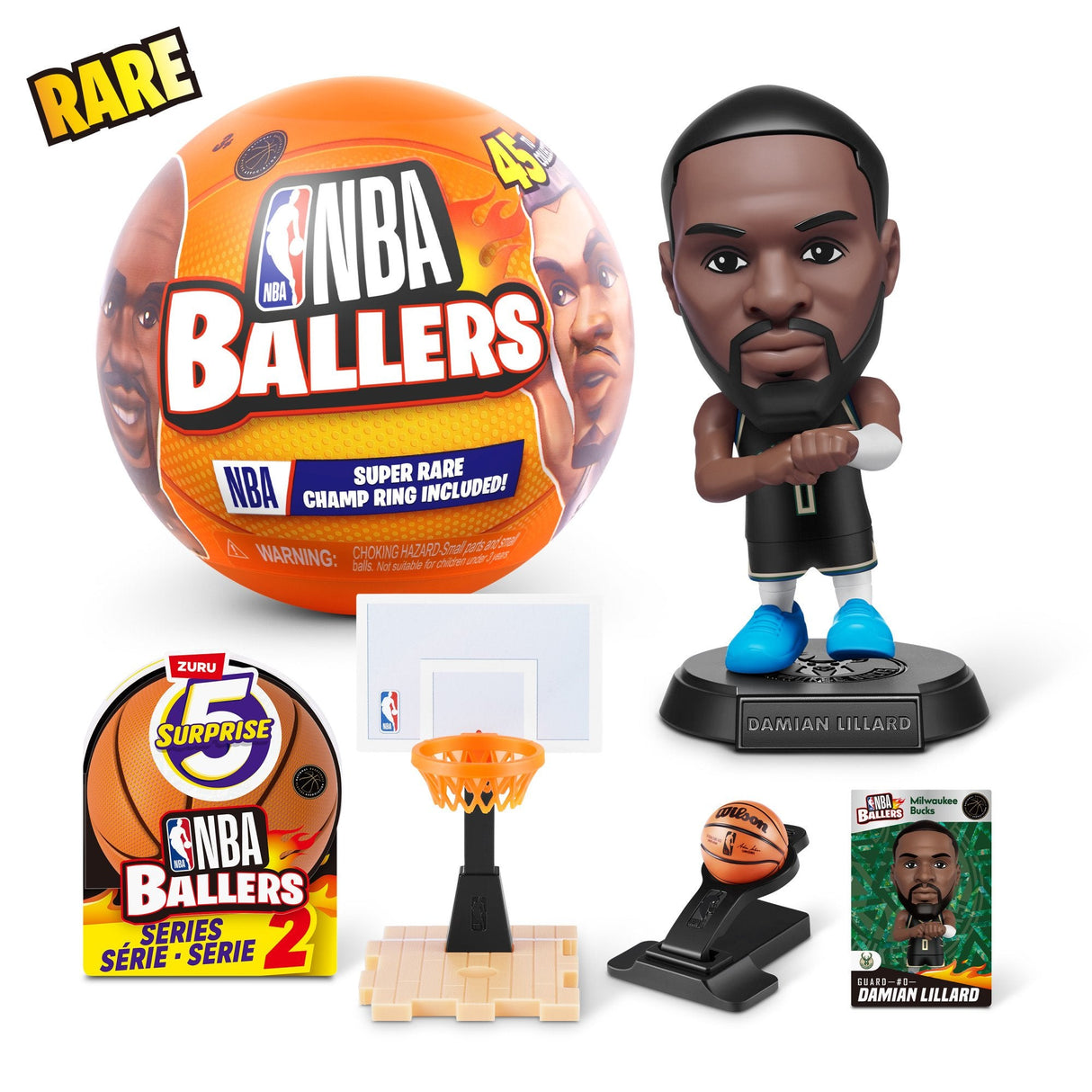 Zuru 5 Surprise - Nba Ballers Series 2, Artículo Ordenado De Personajes, Una Figura 77678gq1