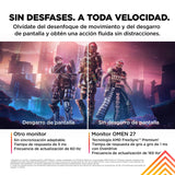 Monitor Omen 27 68,6 Cm 27" Negro, Displayport, Hdmi, Hdr 400 165 Hz) 780f9e9#Abb