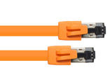 Rns® Cable De Red Cat. 8.1, S Ftp, Pimf, Halogenfrei (Lszh), 2000mhz, 40gbit S, Orange, 0,5m, Good Connections®