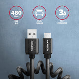 EAN 8595247905901 - Axagon BUCM-AM10TB cable USB USB 2.0 0,6 m USB C USB A Negro imagen 2