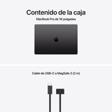 Apple Macbook Pro 16' M5 Max 18-Core Cpu 36gb 2tb Ssd 32-Core Gpu Negro Espacial