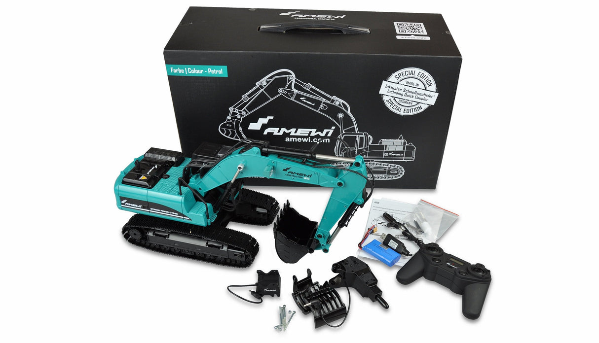 EAN 4260677950930 - Amewi G704E modelo controlado por radio Excavadora Motor eléctrico 1:14 imagen 2