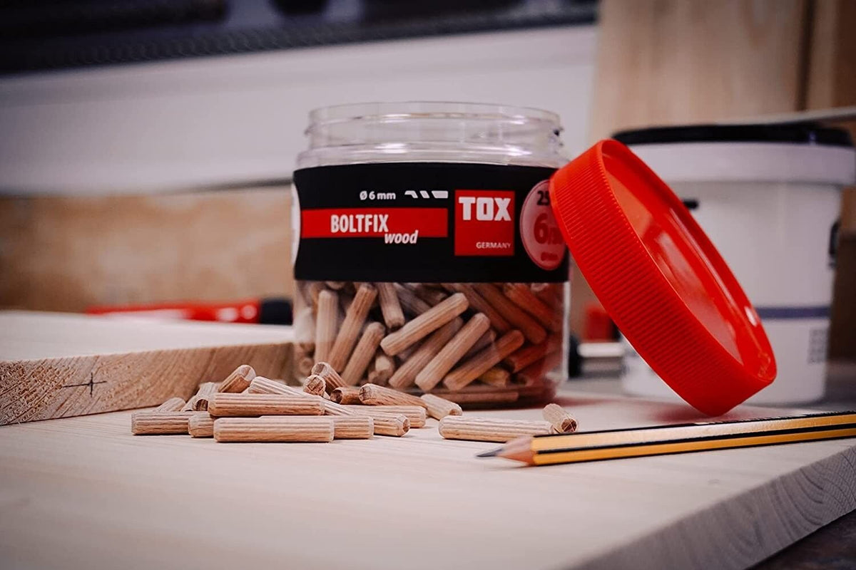 Tox Boltfix Wood Holzdübel 8 X 40 Mm, 100 Unidades
