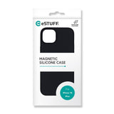 Infinite Rome Iphone 15 Plus - Silicone Case For Magsafe - Charging Black 100% Recycled Silicone - Warranty: 24m