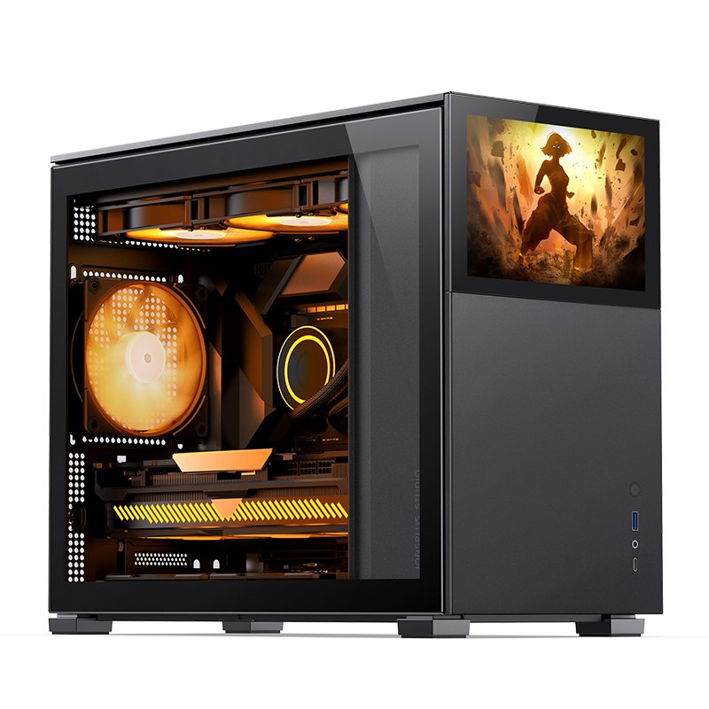 Jonsbo D31 Screen Micro-Atx Gehäuse, Temperojo Glass - Negro