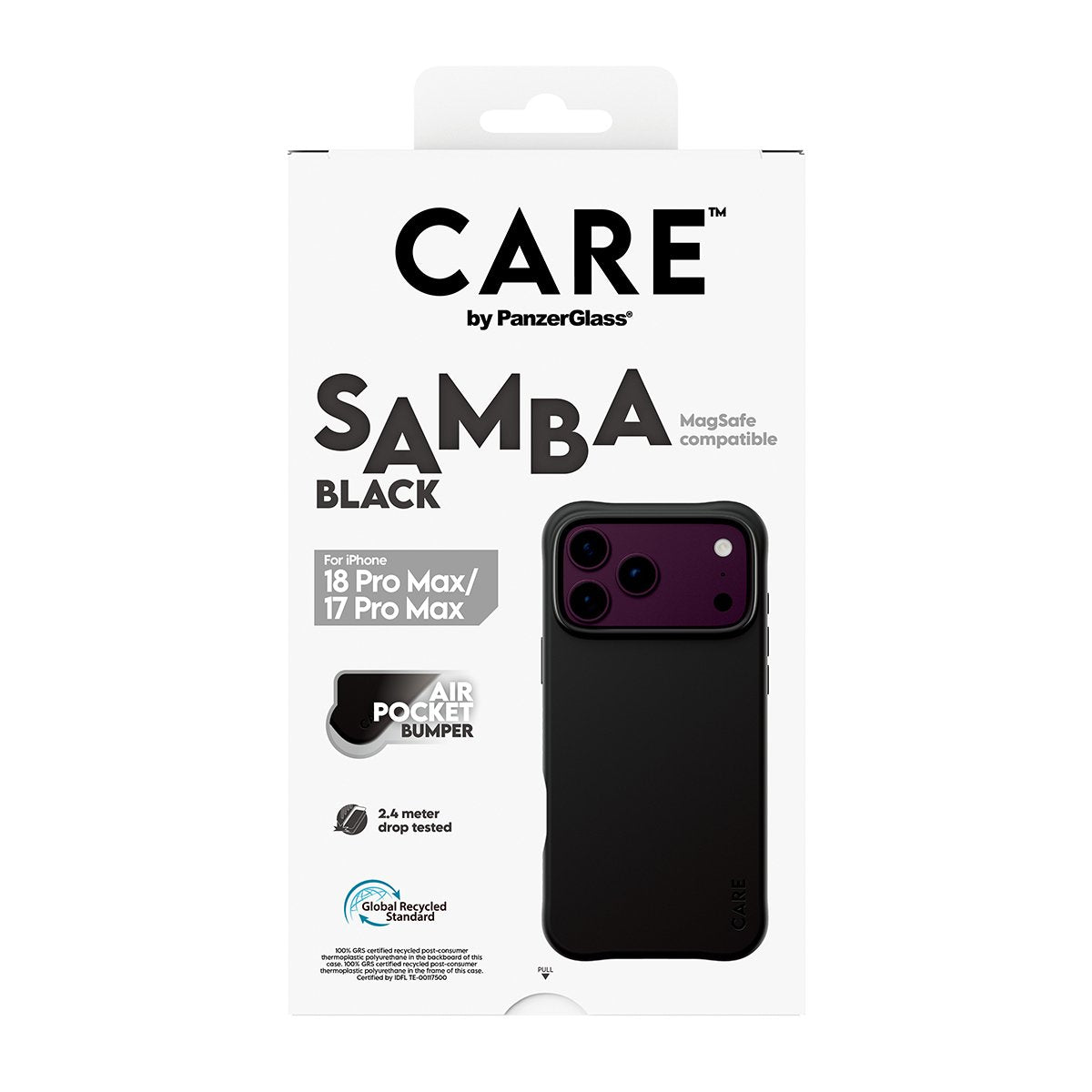 Care By Panzerglass Samba Case Ip17/18 Pro Max Schwarz Ms