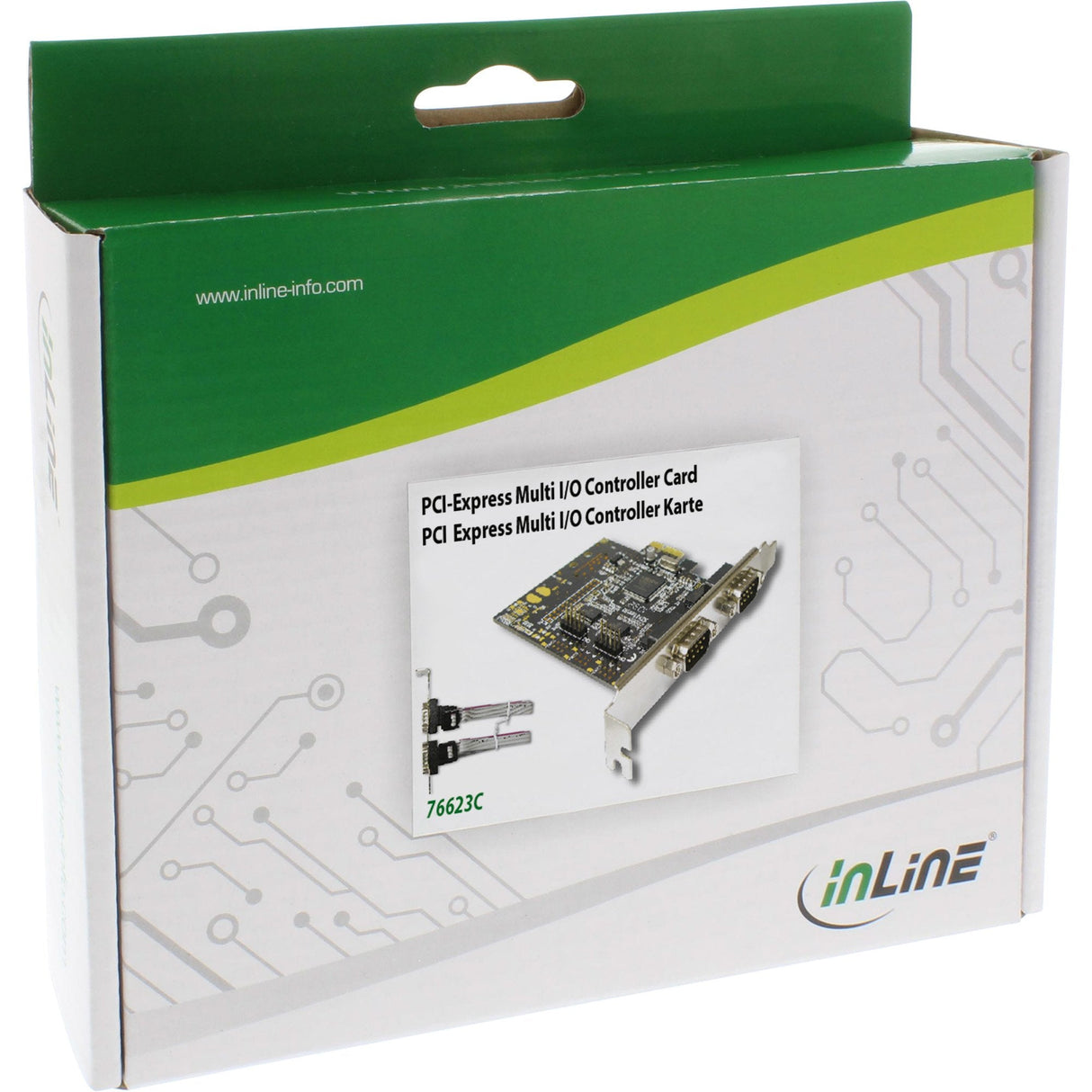 Tarjeta Pcie Pci-Express Inline 4 Puertos Serie 9 Pines