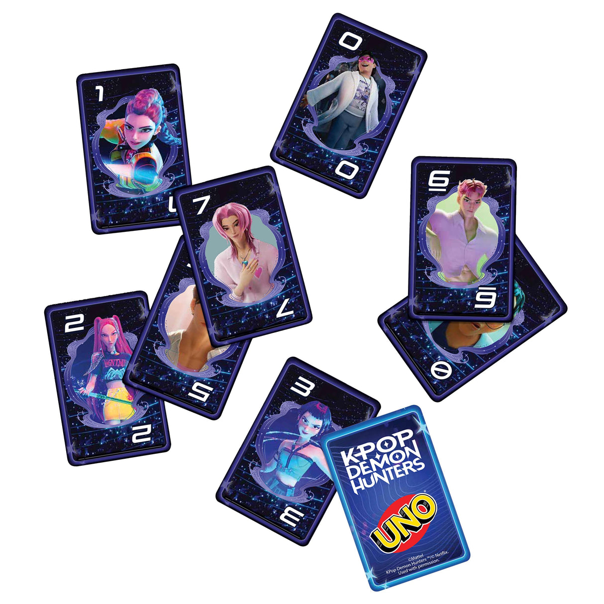 Juego Cartas Uno K-Pop Demon Hunters